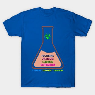 Fluorine Uranium Carbon Potassium (Design 1) T-Shirt